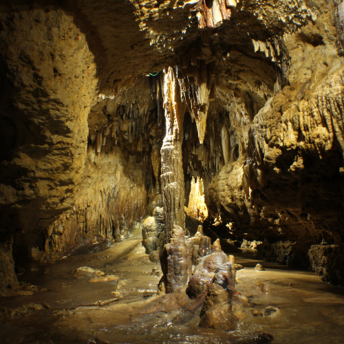 Column in Cave of the Mounds