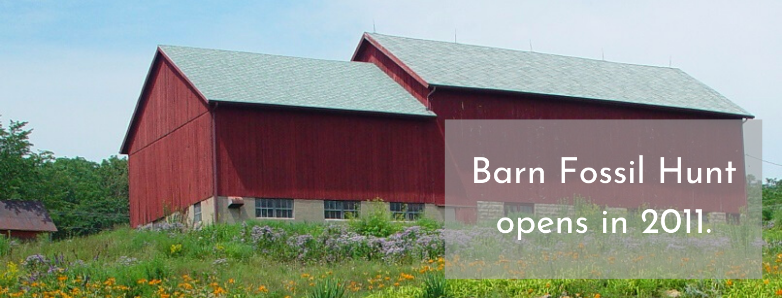 Barn Fossil Hunt opens in 2011