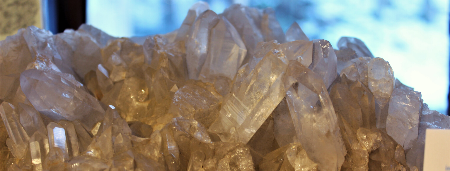 Photo of quartz crystals that can be purchased at this Must See Destination in Wisconsin