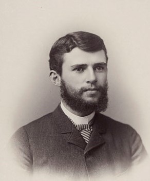 Photo of Charles I. Brigham in 1885.