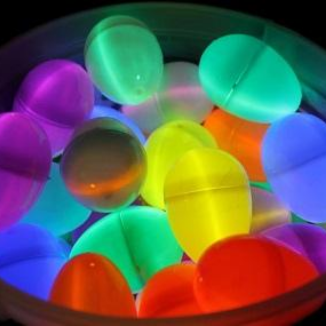 Photo of Glowing Eggs for the Cave of the Mounds Eggstravaganza