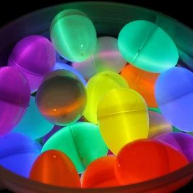 Photo of Glowing Eggs for the Cave of the Mounds Eggstravaganza events in Wisconsin