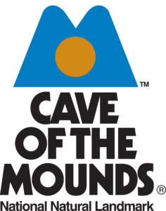 Cave of the Mounds Vertical Logo