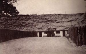 Vintage Photo of the Cave Entrance Building in the 1940s