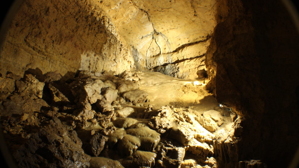 Photo of our Flowstone and ribbon stalactite in North Cave at this must-see place in Wisconsin​