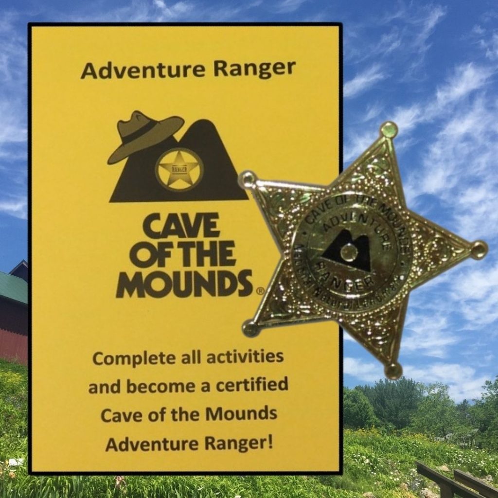 CAve Ranger Booklet and Badge Pin
