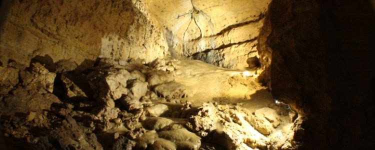 Flowstone at Cave of the Mounds Below Ground