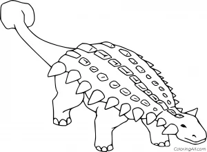 camouflage activity using this sketch of an ankylosaurs