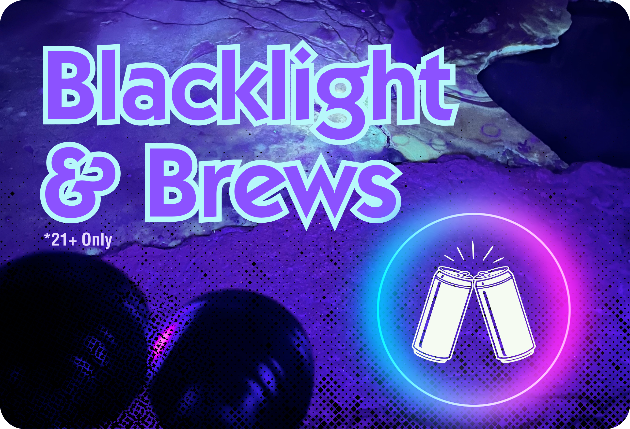 Blacklight and Brews event near Madison, Wisconsin is perfect for a date night