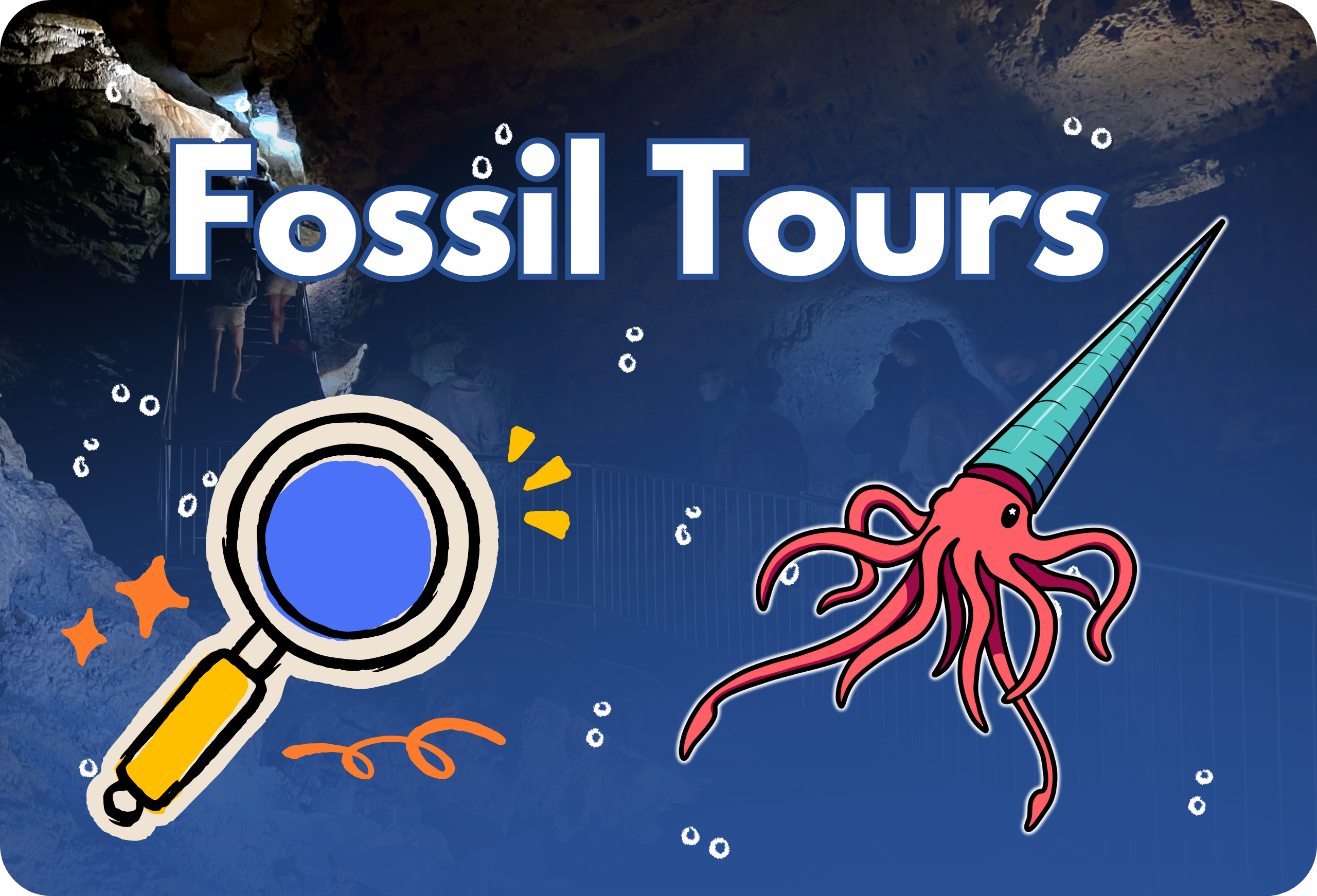 Fossil Tours are fun for kids near Milwaukee Wisconsin at Cave of the Mounds
