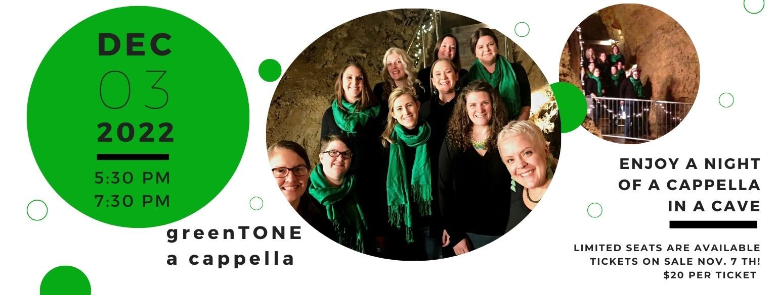 December 3rd, 2022 at 5:30 PM & 7:00 PM – Concert by greenTONE a cappella