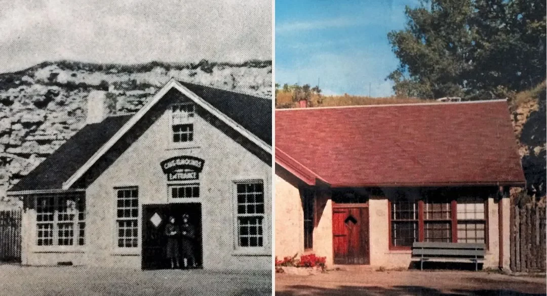 Cave Entrance Building through time