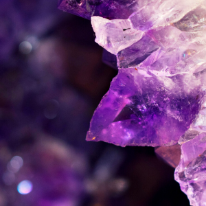 Photo of amethyst crystals