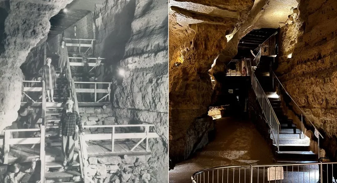 North Cave Stairs through time