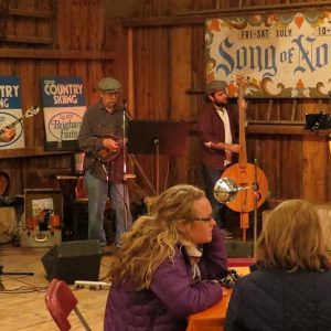 Band playing in Wisconsin Barn