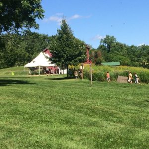 White Party tent at Nature Center