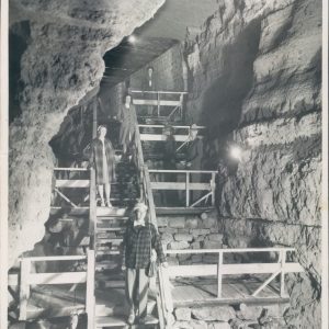 1940s view of the entrance staircase