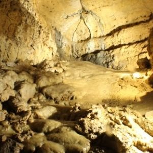 Flowstone at Cave of the Mounds Below Ground