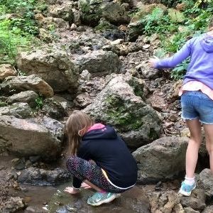 Kids playing in Nature