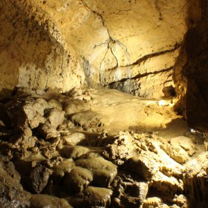 Photo of our Flowstone and ribbon stalactite in North Cave at this must-see place in Wisconsin​