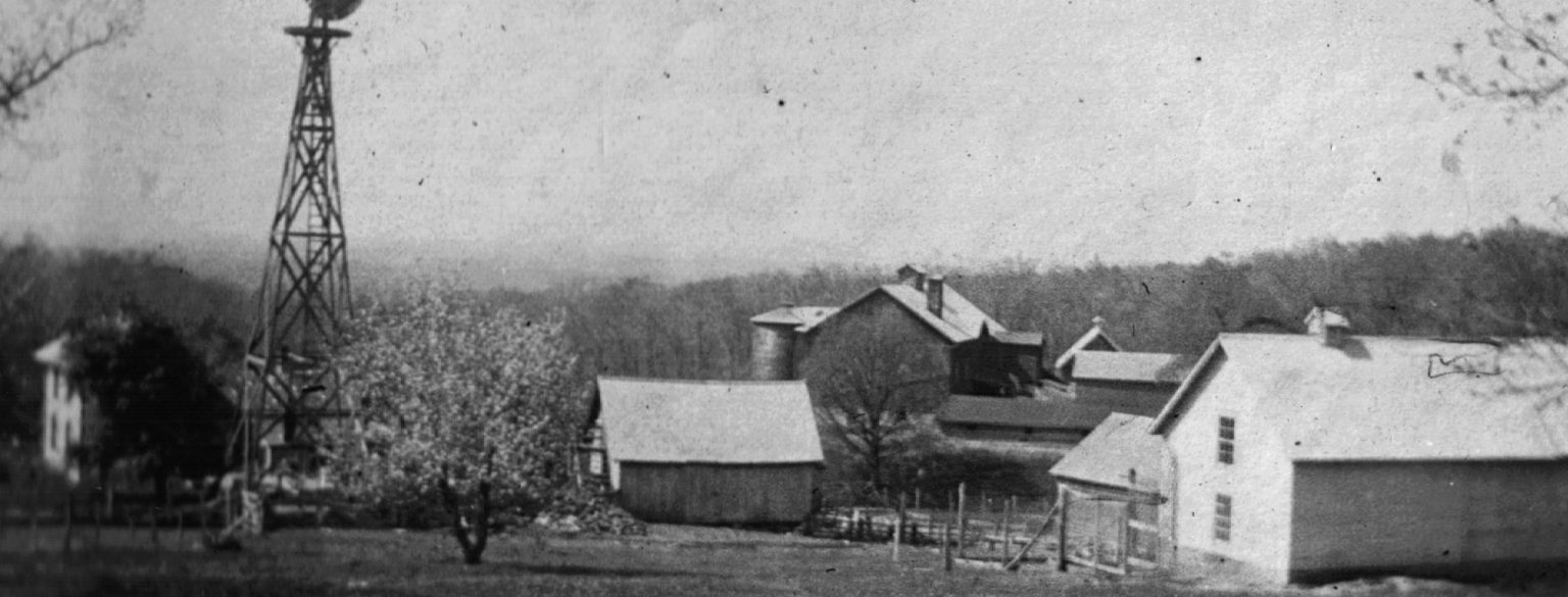 Vintage Photo of the Brigham Farm circa 1900s