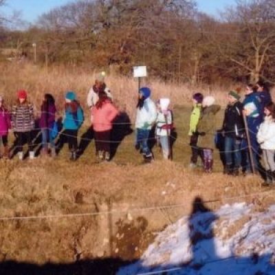 Sinkhole with Guide and Field Trip in the Driftless Area