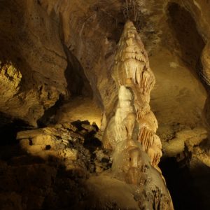Photo of our largest Stalagmite along Onyx Ridge at this must see place